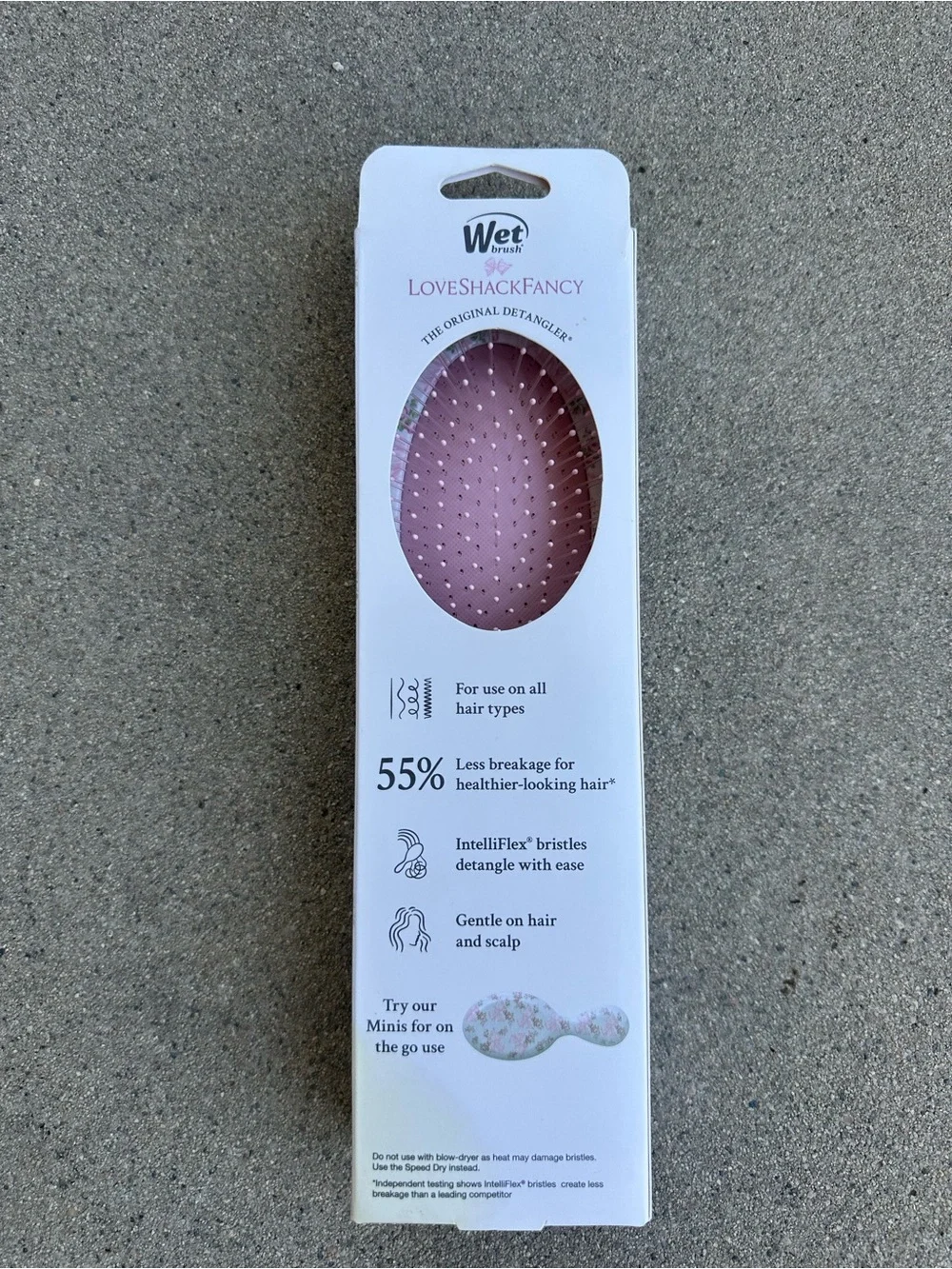 Wet Brush x LoveShackFancy Pink Original Detangler Hair - Rosa Beaux